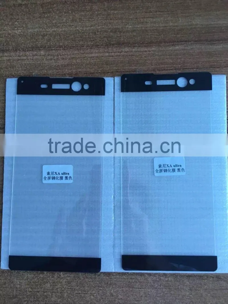 3D full coverage 9H tempered glass for sony xa screen protector anti-shatter shenzhen wholesale