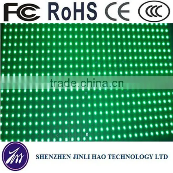 p10 led single color moudle green color