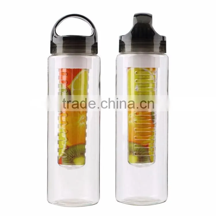 Bpa Free New Product 2016 Portable Fruit Infuser Plastic Water Bottle