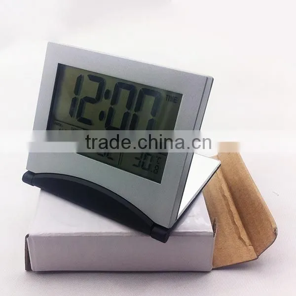 2016 hot sale time and logo sky projection LCD digital clock