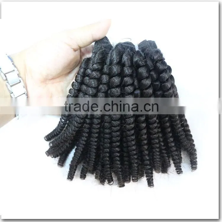 Popular small curly hair, grade 7A virgin hair, top mongolian kinky curly hair human hair weave