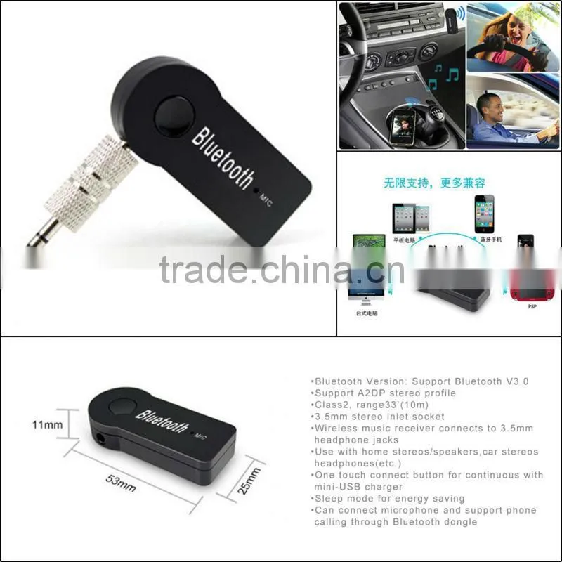 Hot new products for 2014! Car Bluetooth Receiver with 3.5mm Stereo Output for Home and Auto Stereo Systems