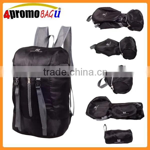 Foldable nylon waterproof travel backpack