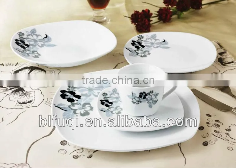20/30pcs golden line dinner sets ceramic tableware