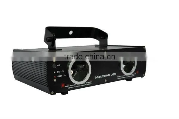 Double heads DMX control single green laser light for DJ