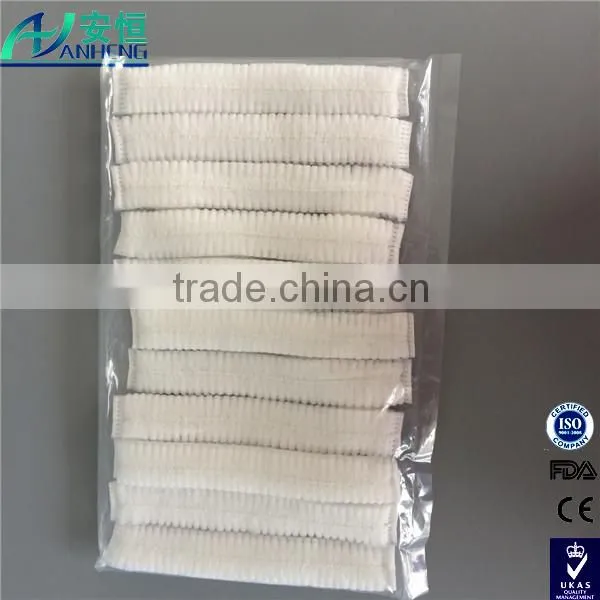 Medical supplies non-woven pleated surgical cap single / double elastic