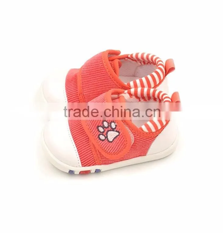 0-2 year New style children beautiful baby canvas shoes kids sport shoes offer OEM
