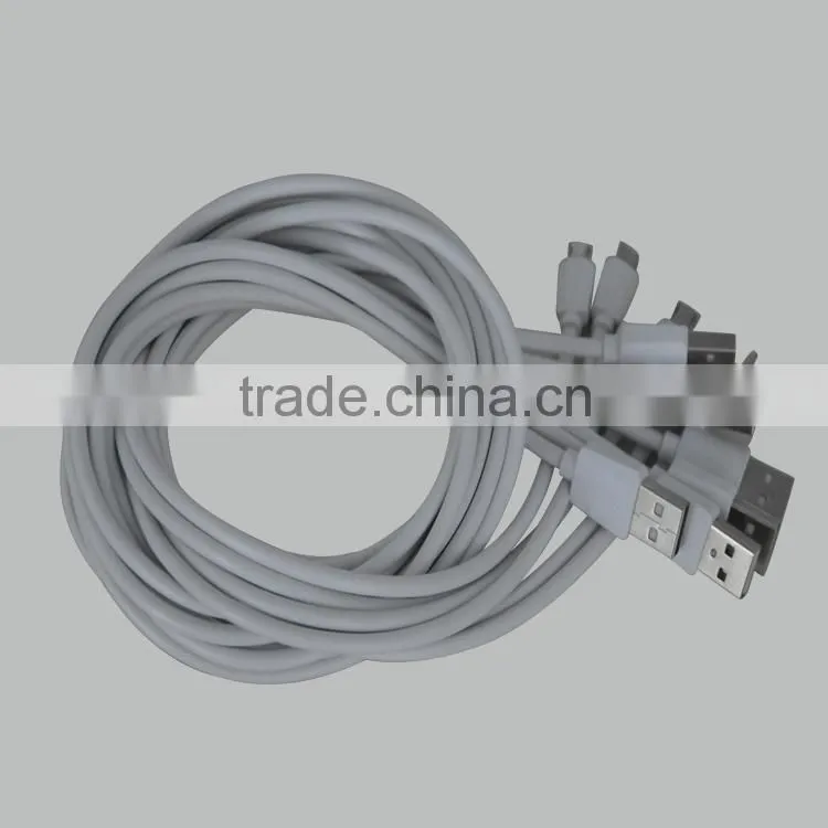USB 2.0 Micro-USB to USB Cable 3 Feet High-Speed A Male to Micro B with white