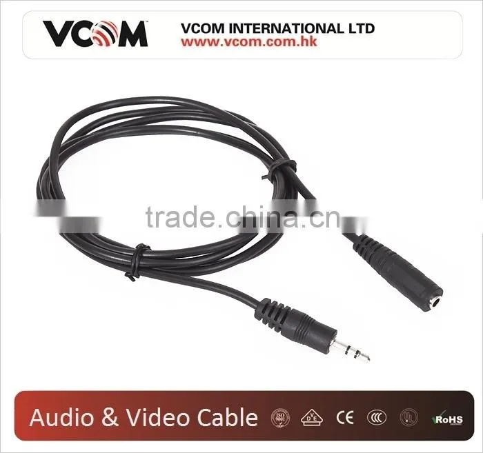2015 Top Selling 3.5MM Audio Cable Male to Female