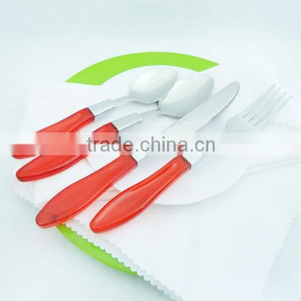 plastic handle cutlery
