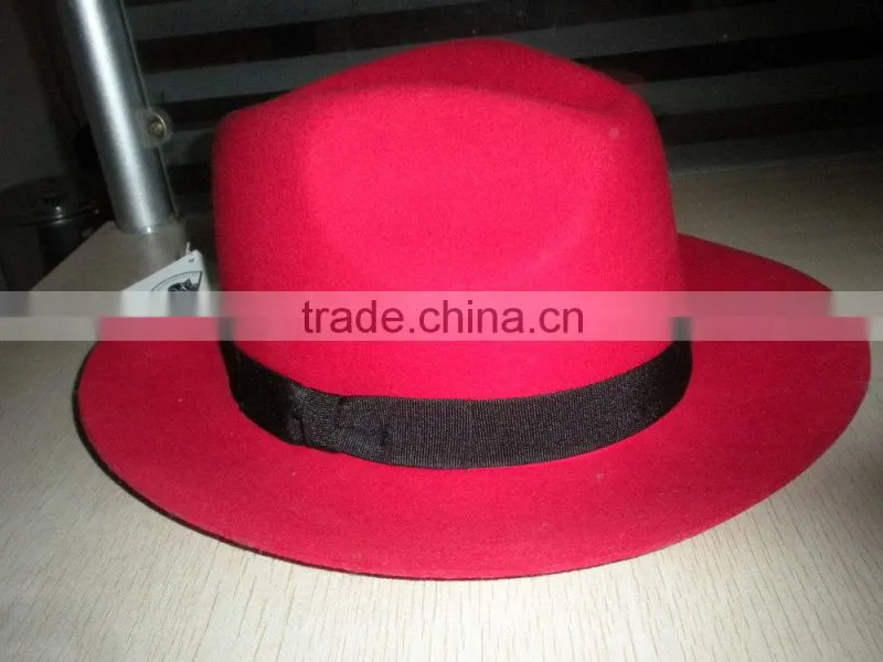 wool mens headwear fedora hat