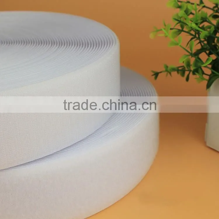 factory customized high quality adhesive hook and loop tape/fasteners tape