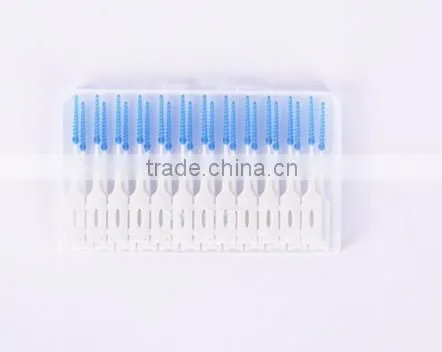 Favorable price interdental silicon dental brush interdental 24pcs