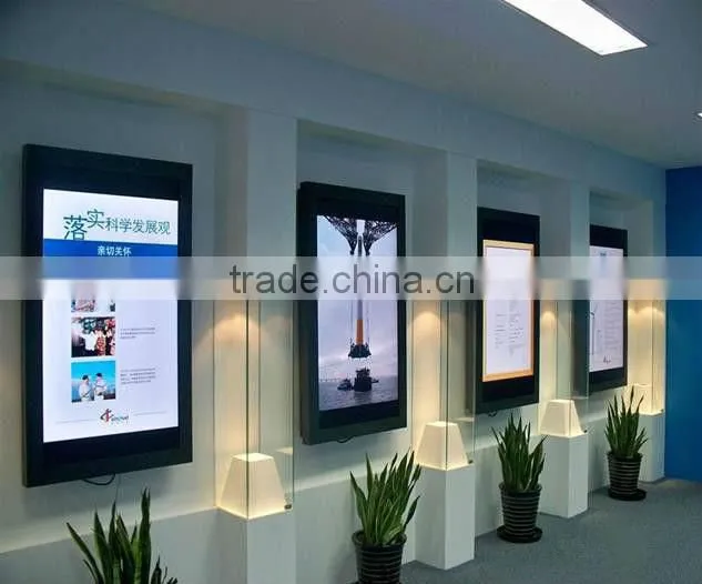 110inch indoor/outdoor advertising player, LED magic mirror SENSOR advertising display with WI-FI