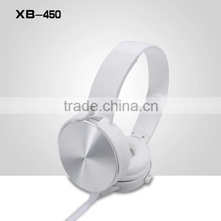 US market XB-450 Wired headphones 40mm driver unit headphones