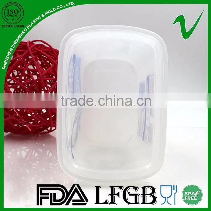 Disposable plastic food container with snap on cap