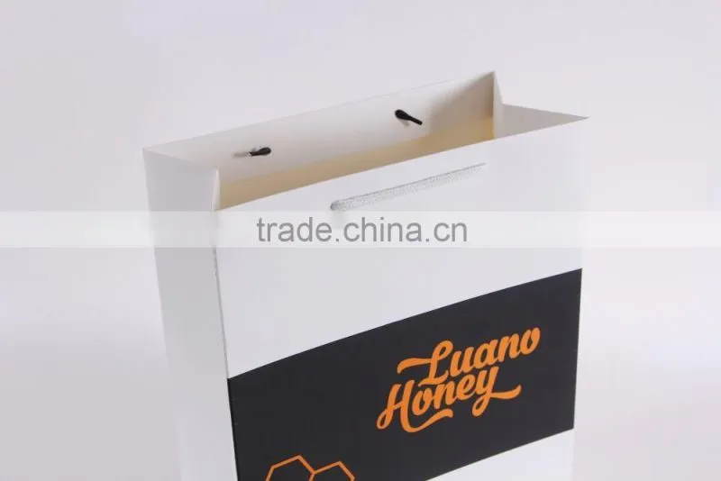 customized paper shopping bag with your logo printing