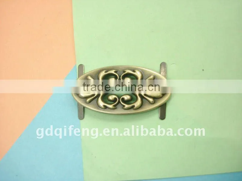qifeng well design metal shoes lable q-2412 sell to india