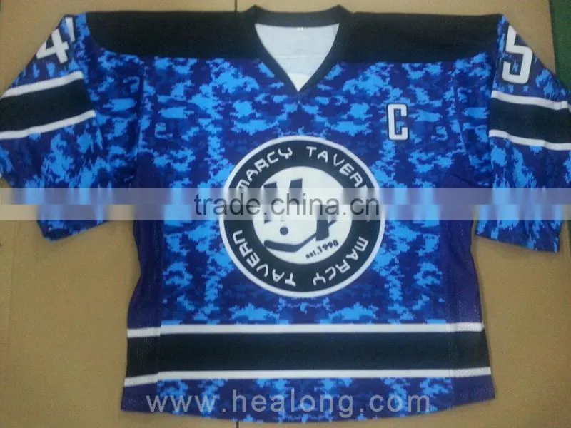Camo Custom Made Ice Hockey Jersey Sublimation Team Set Clothing Design