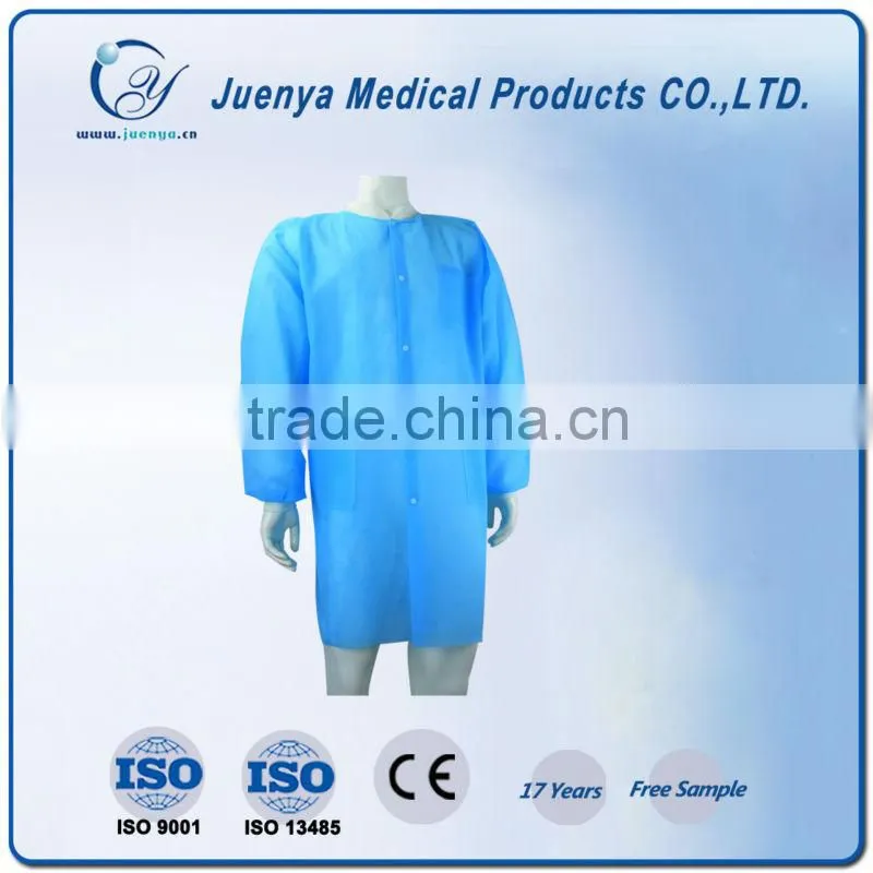 surgical disposable smock lab coat