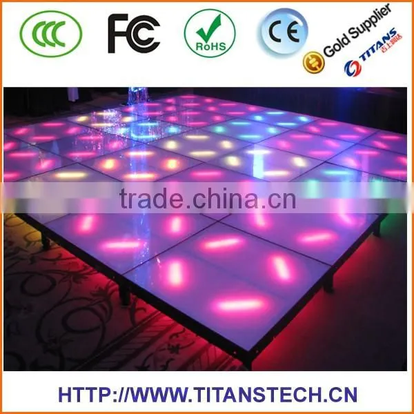 Titans full color replacement led screen,led dance floor rechargeable,portable dance floor