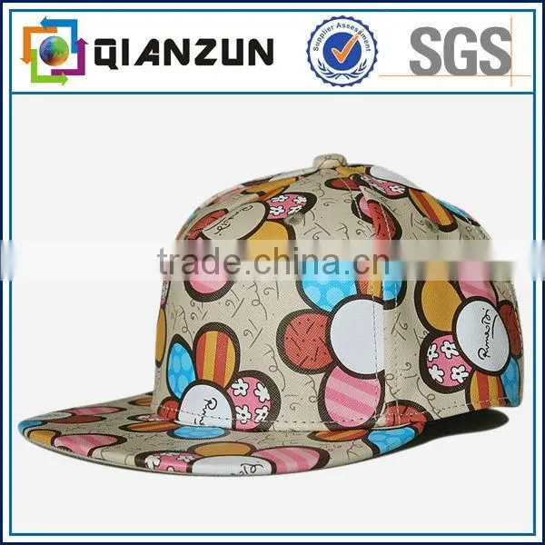 Hipster Hip-Hop Printing Plain Snapback Hat Wholesale
