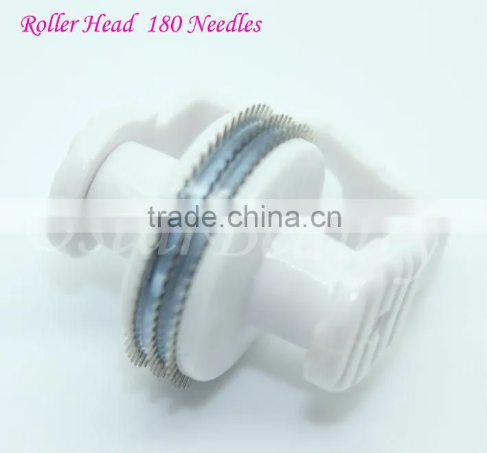 Newest 180 needles replaceable derma roller micro needle roller for sale