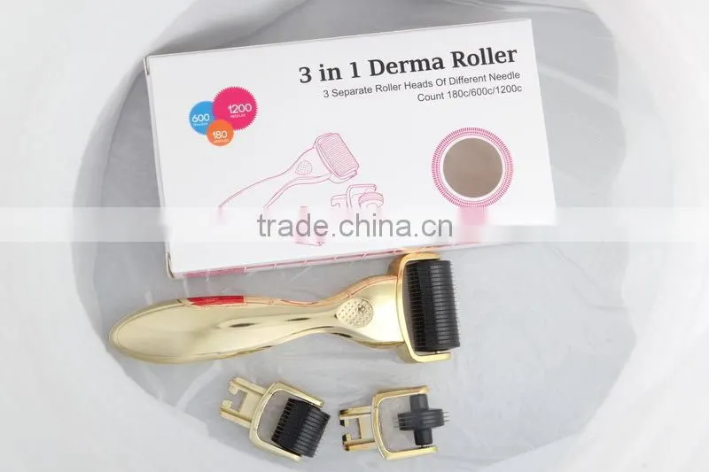 NL-301 New 1200+600+180 micro needle body and face derma roller kit