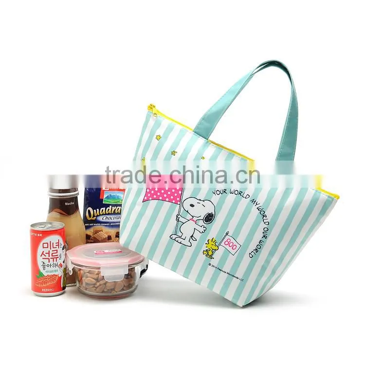 2015 promotional polyester cooler bag/insulated frozen lunch bag