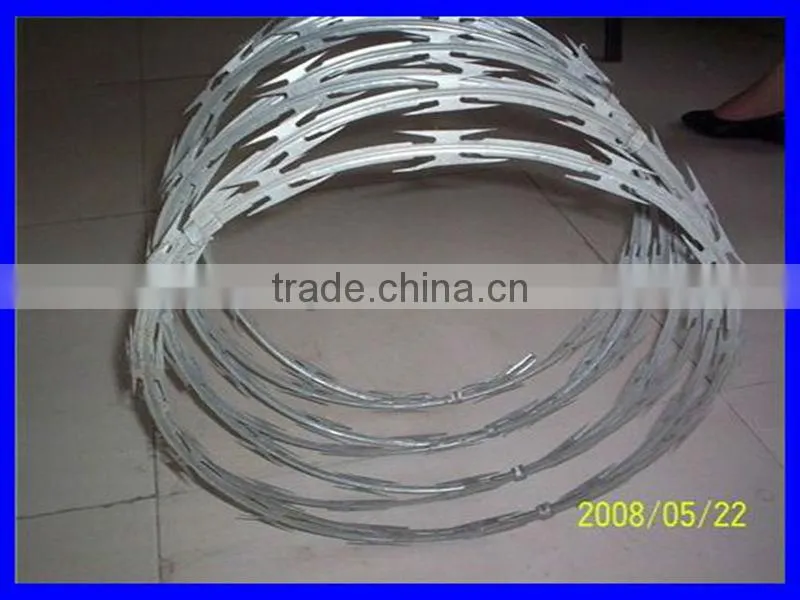 concertina barbed razor wire