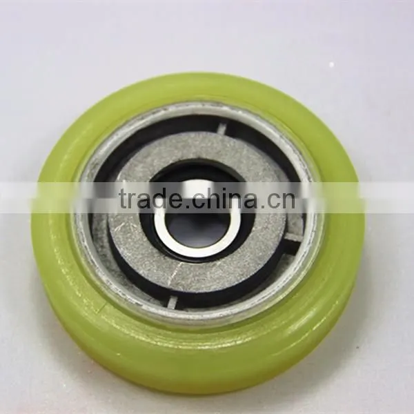 Good Bearing Pressure Capability PU escalator spare parts door roller