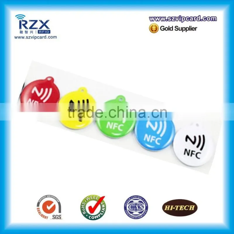 cheap price rfid smart rewritable NFC TAG with tag203/213/215/216 chips