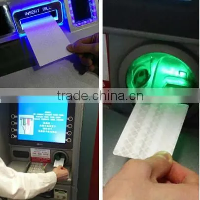 Disposable Solvent Impregnated Cleans Card ID Card Printer Head Cleaning Card