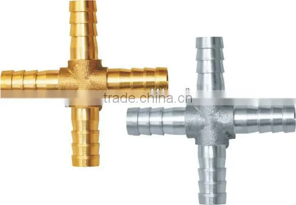 Barbed Cross Connector