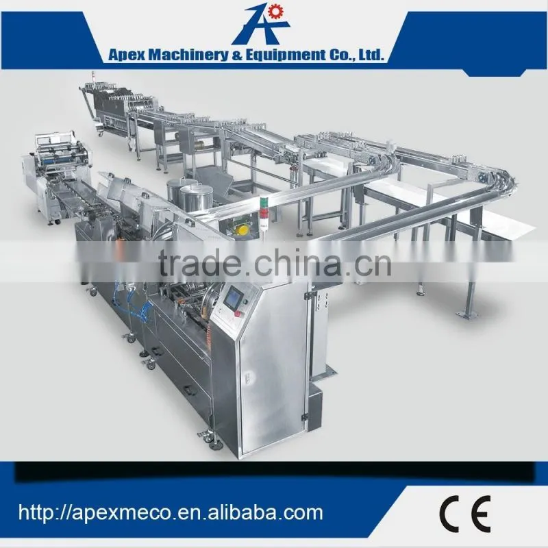 Biscuit trayless automatic packing system,biscuit tray packing system