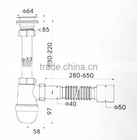 SINK/BATH Drainer