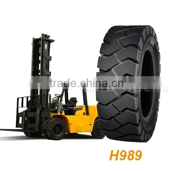 H989 bulk engineering car tires for forklift truck use