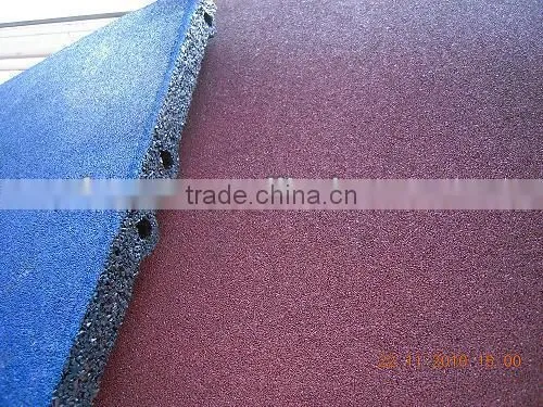 recycled rubber tire floor tiles