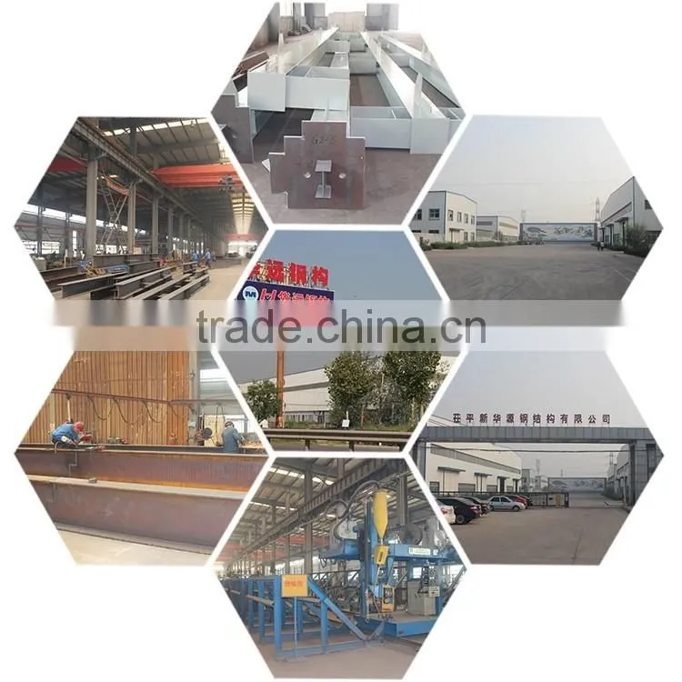 Hot dip galvanized steel structure prefabricated workshop