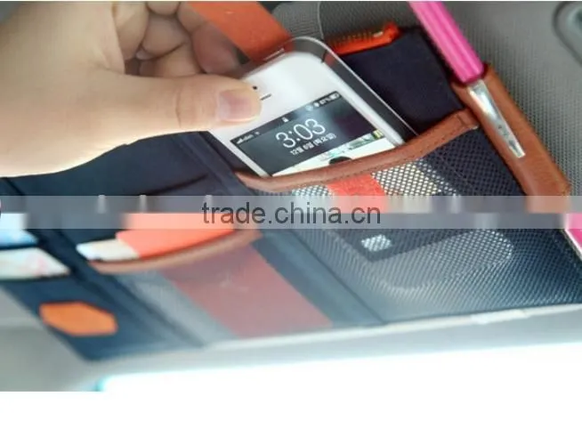 Auto Car Sun Visor Storage Bag Auto Storage Multi-function Tools Organizer Bag
