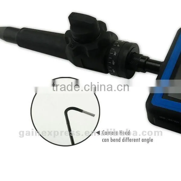 2-Way Industrial Rotation 3Meter 3M Borescope Endoscope Snake Scope 5.5mm Diameter Video Inspection Camera + 6x Magnification