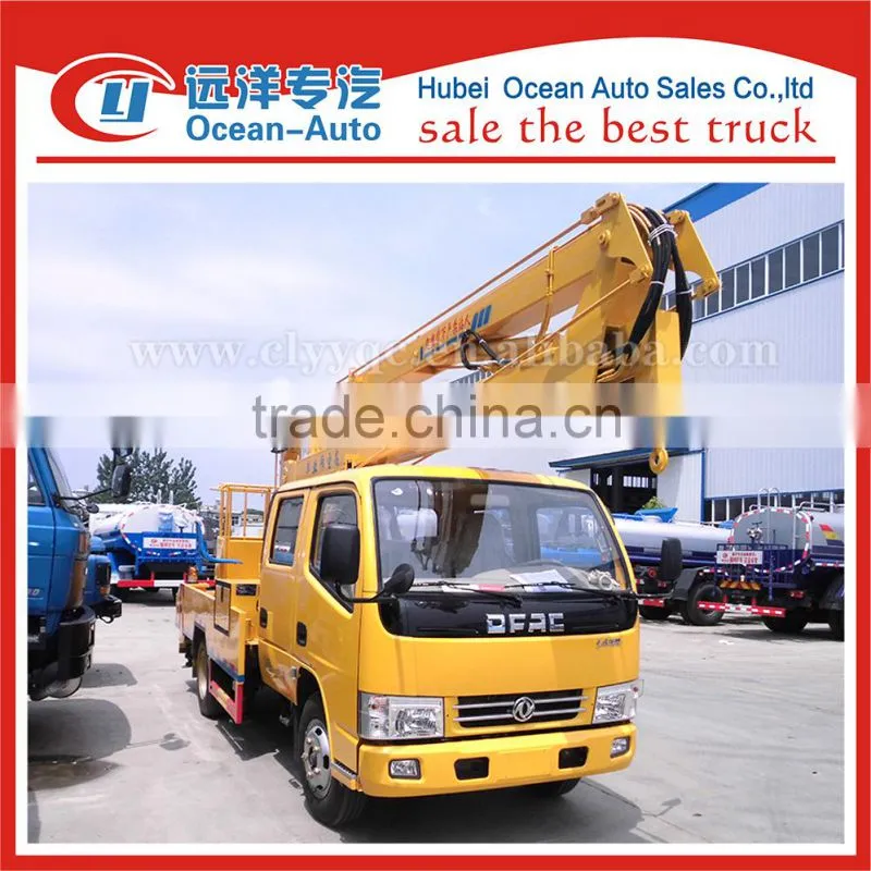 16m Dongfeng small chassis euro 3 high-altitude operation truck