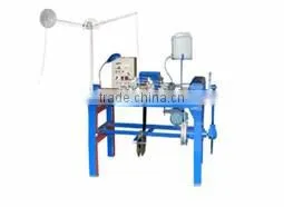 Semi-automatic shoelace tipping machine