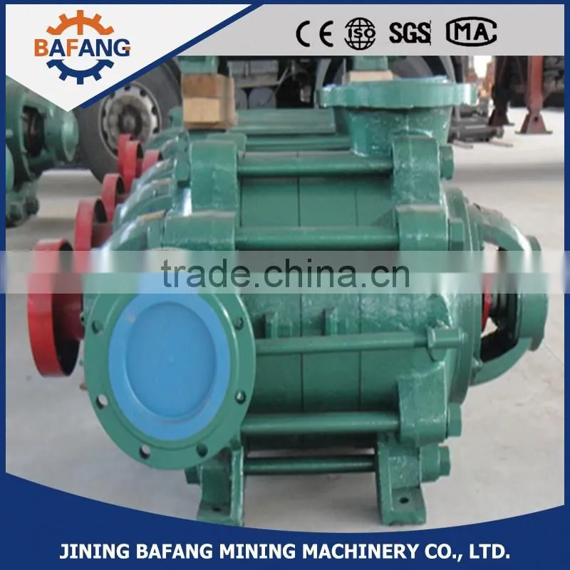 The horizontal mining anti abrasive multilevel centrifugal pump