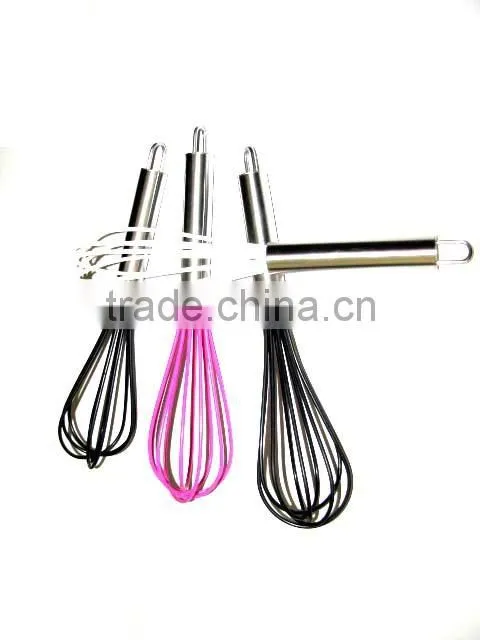 Hot selling!silicone coated whisk