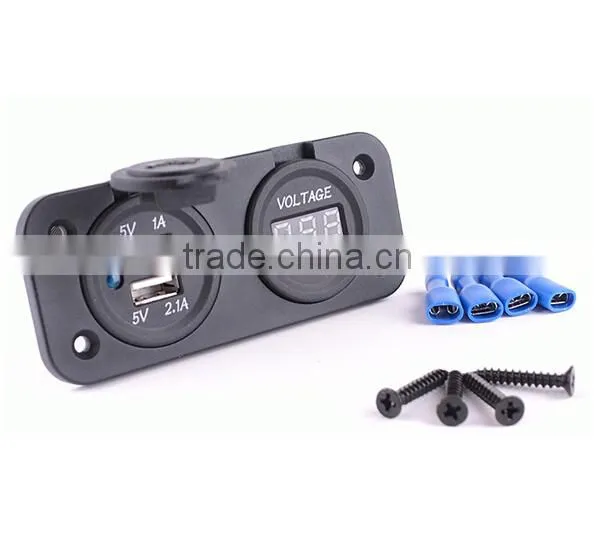 Dual USB Charger Socket 12V Power Outlet