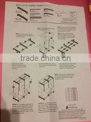 Canvas Storage Wardrobe