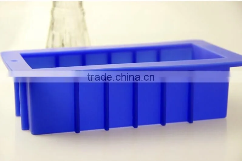 Hot big rectangular shape silicone soap mould