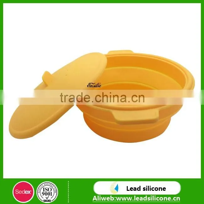 Multi-function Collapsible Silicone Bowls, Kitchen Foldable Bowls , Silicone Bowls With Lid
