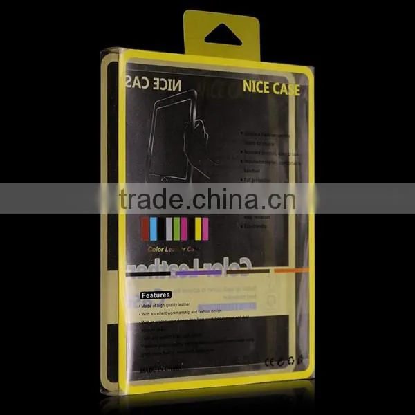 Universal PVC Transparent Packaging Box For iPad Back Cover
